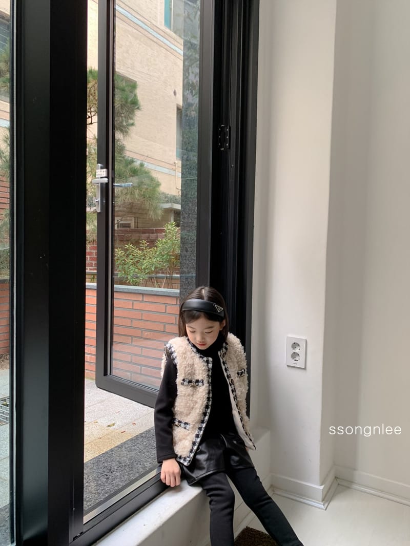 SSONGNLEE - Korean Children Fashion - #Kfashion4kids - Twid Vest Jacket - 7