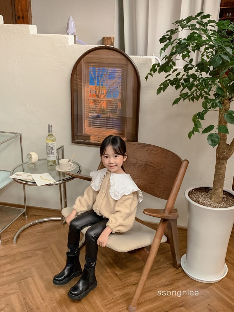 SSONGNLEE - Korean Children Fashion - #Kfashion4kids - Bboglei Collar Cardigan - 2