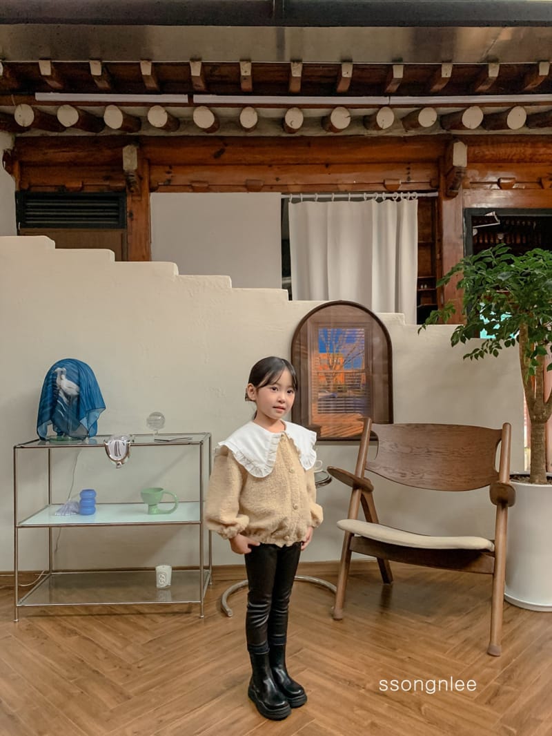 SSONGNLEE - Korean Children Fashion - #Kfashion4kids - Bboglei Collar Cardigan - 5