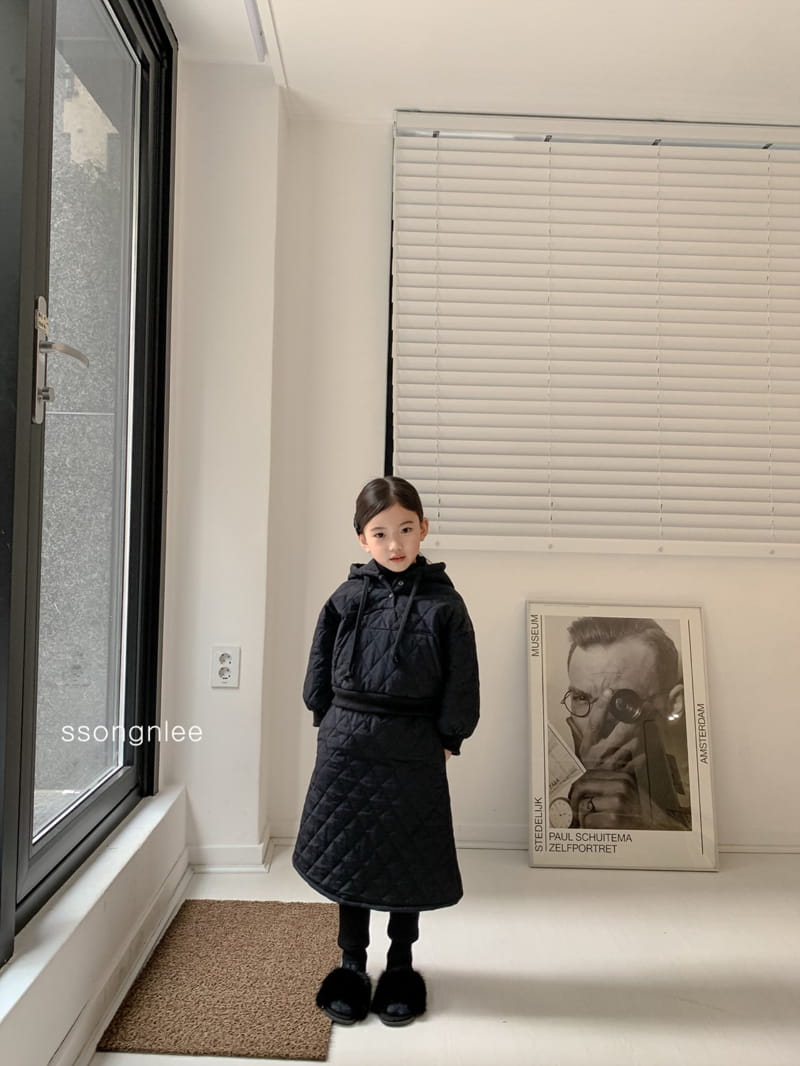 SSONGNLEE - Korean Children Fashion - #Kfashion4kids - Quilting Skirt Top Set - 4