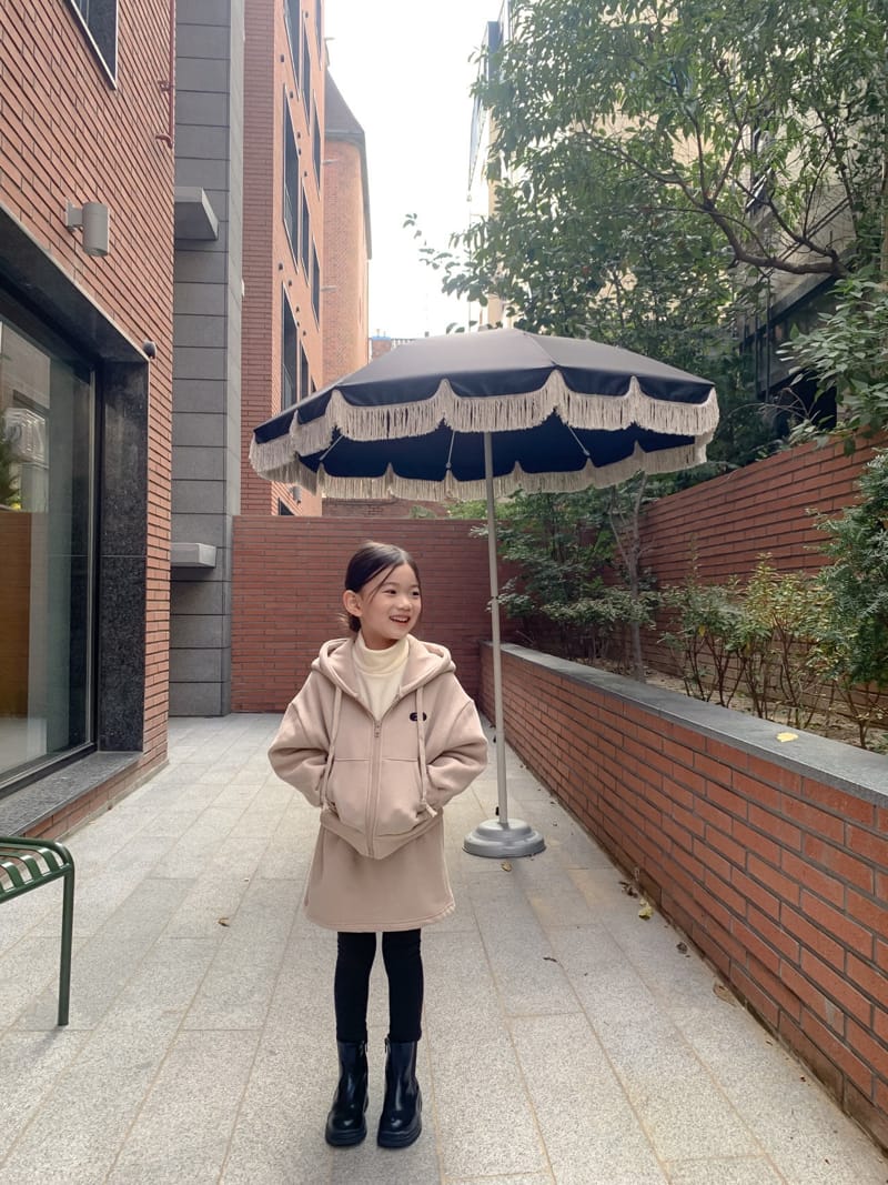 SSONGNLEE - Korean Children Fashion - #Kfashion4kids - Hoody Skirt Set - 4