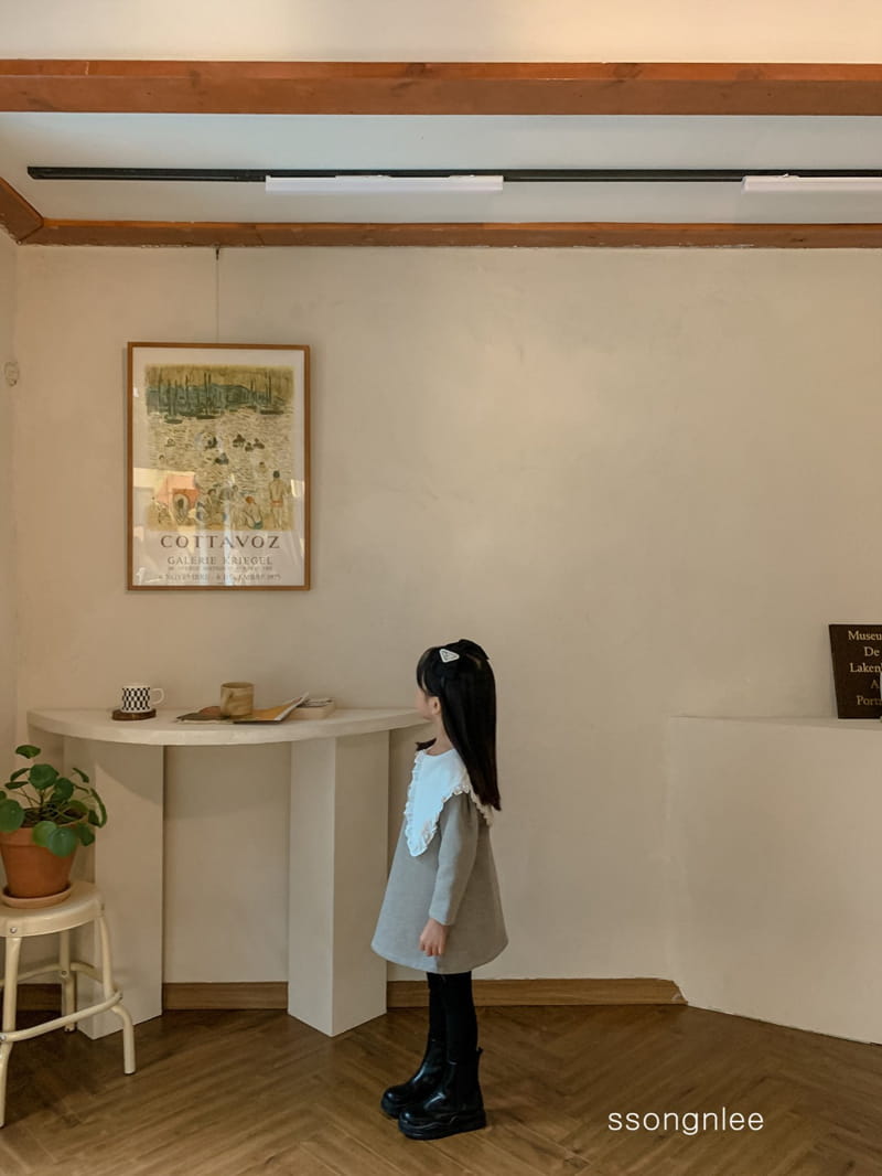SSONGNLEE - Korean Children Fashion - #Kfashion4kids - Big Collar One-piece - 11