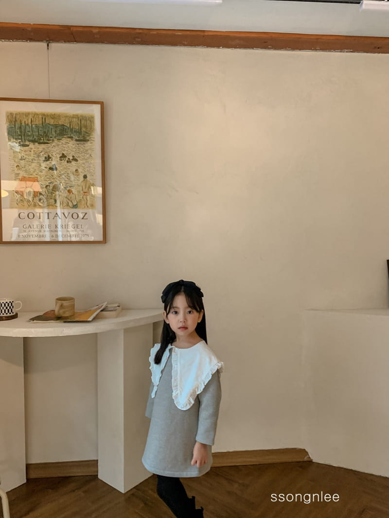 SSONGNLEE - Korean Children Fashion - #Kfashion4kids - Big Collar One-piece - 12