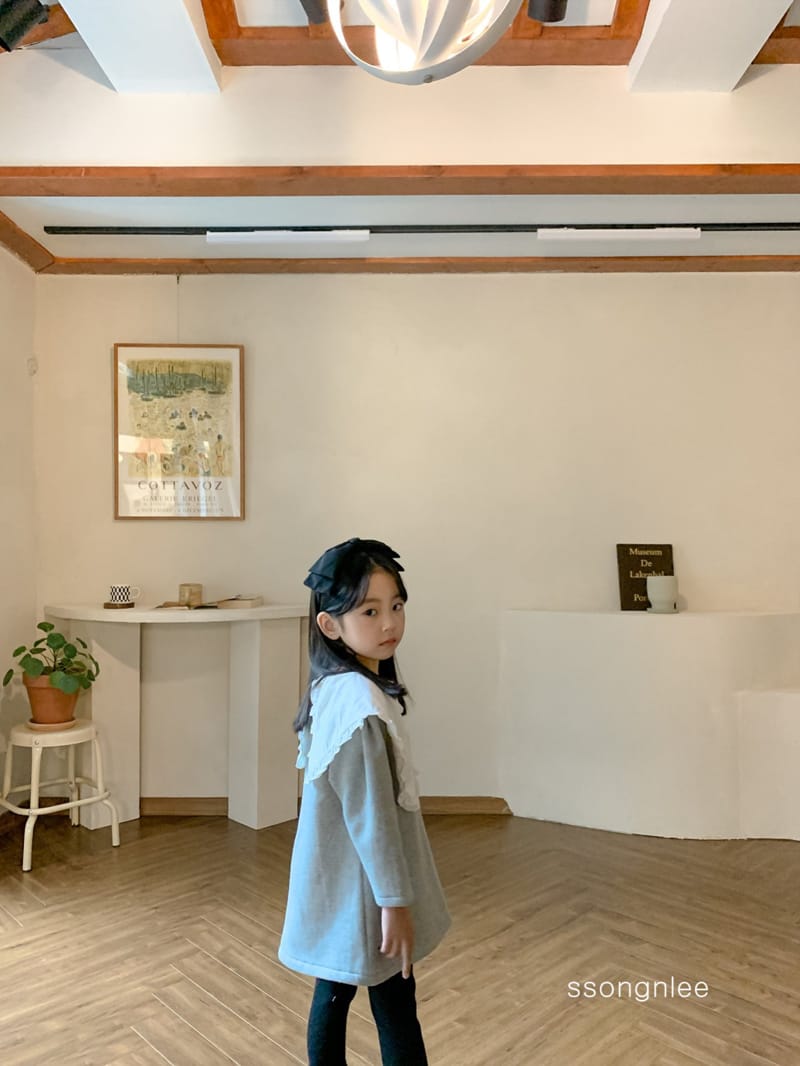 SSONGNLEE - Korean Children Fashion - #Kfashion4kids - Big Collar One-piece - 8
