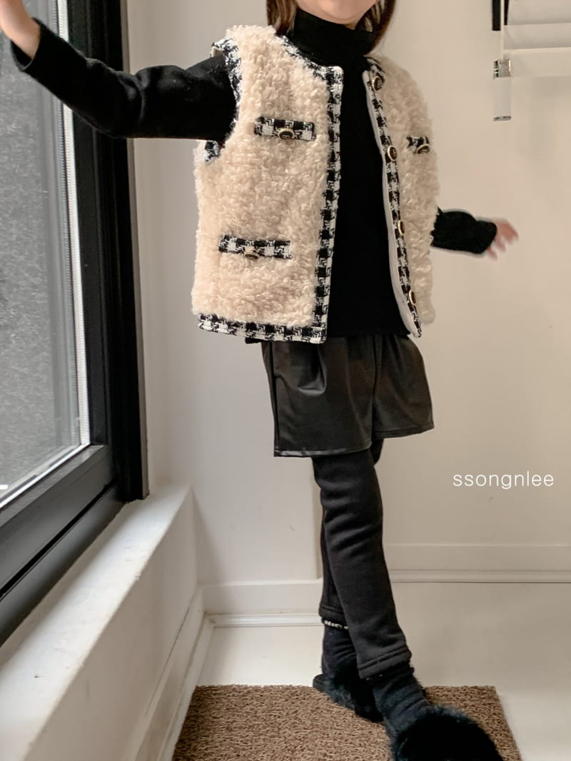 SSONGNLEE - Korean Children Fashion - #Kfashion4kids - Leather Shorts - 6