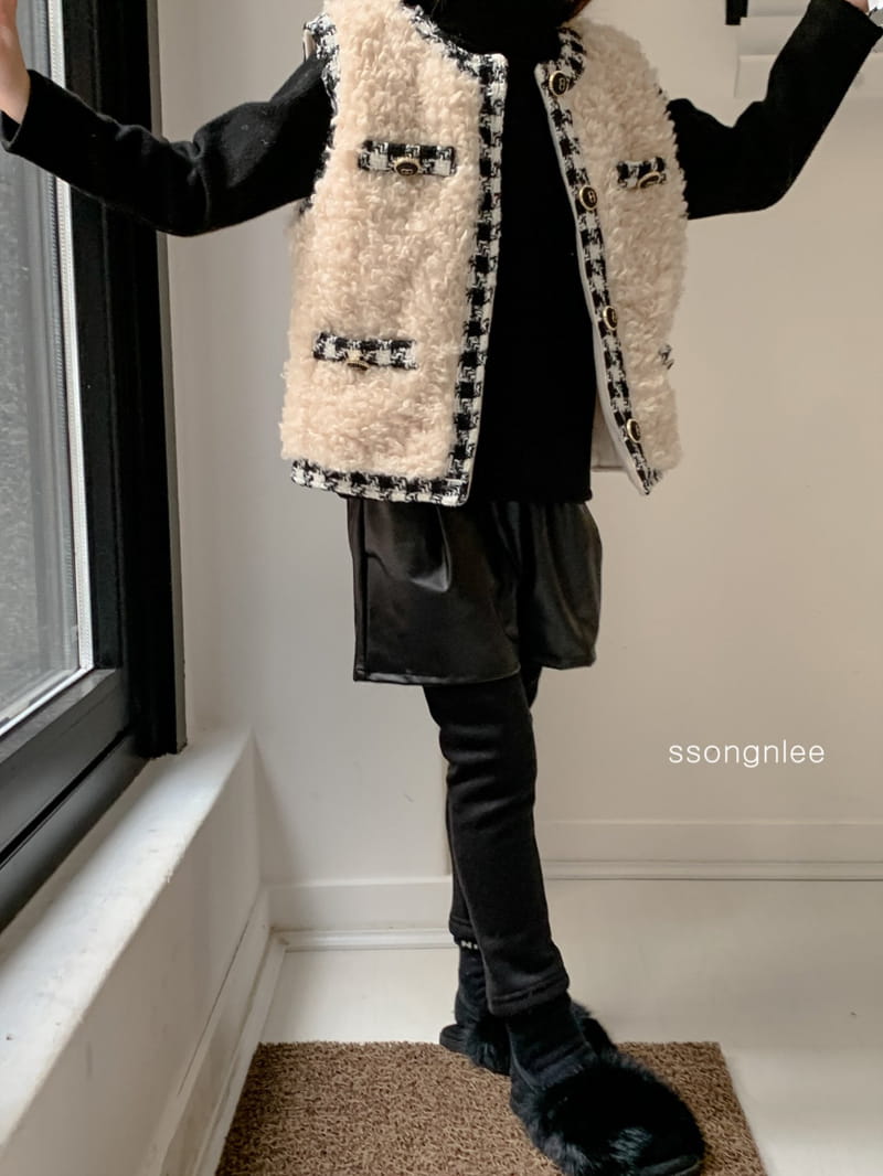 SSONGNLEE - Korean Children Fashion - #Kfashion4kids - Leather Shorts - 7