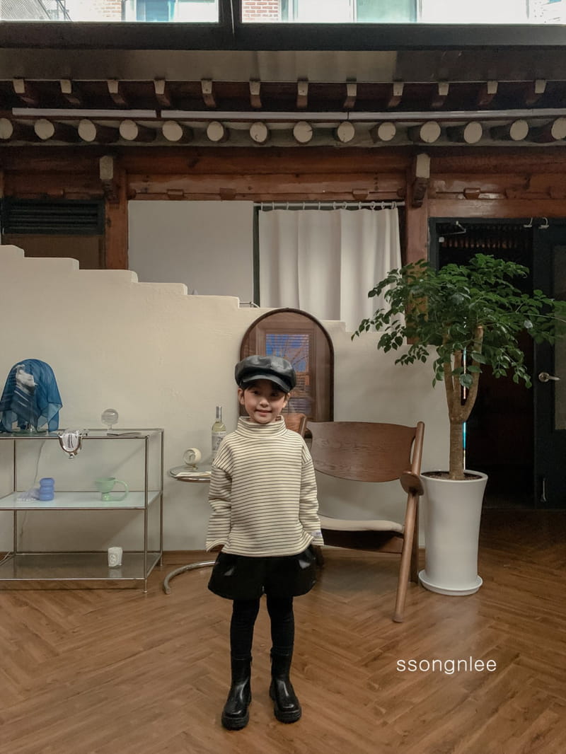 SSONGNLEE - Korean Children Fashion - #Kfashion4kids - Stripes Turtleneck Tee - 7