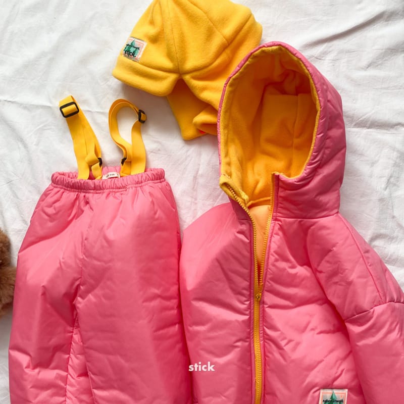 STICK - Korean Children Fashion - #Kfashion4kids - Sled Jumper Dungarees Set - 8