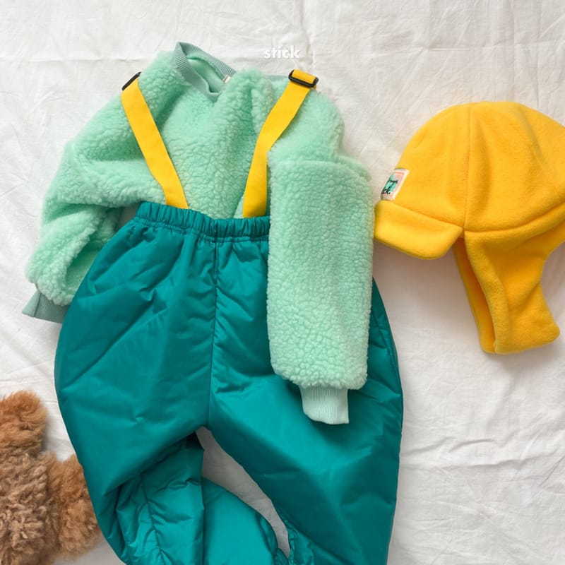 STICK - Korean Children Fashion - #Kfashion4kids - Sled Jumper Dungarees Set - 9
