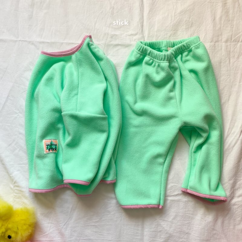 STICK - Korean Children Fashion - #Kfashion4kids - Fleece Pajamas Set with Mom - 10