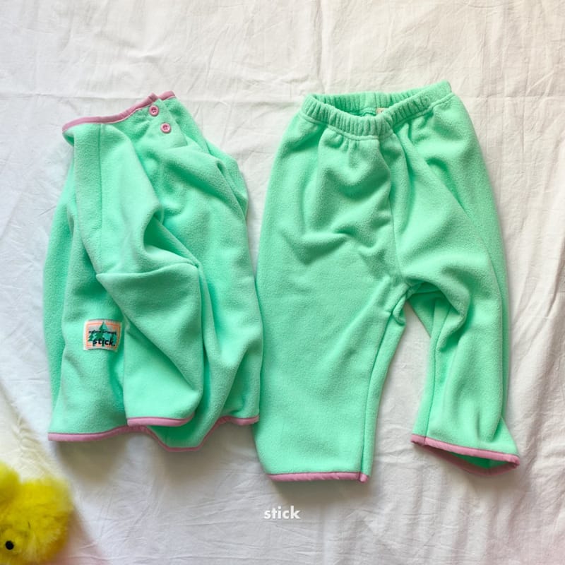 STICK - Korean Children Fashion - #Kfashion4kids - Fleece Pajamas Set with Mom - 7