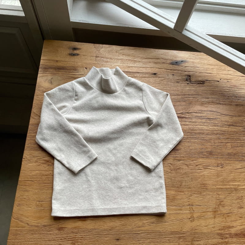 STUDIO M - Korean Children Fashion - #Kfashion4kids - Fleece Half Turtleneck Tee - 11