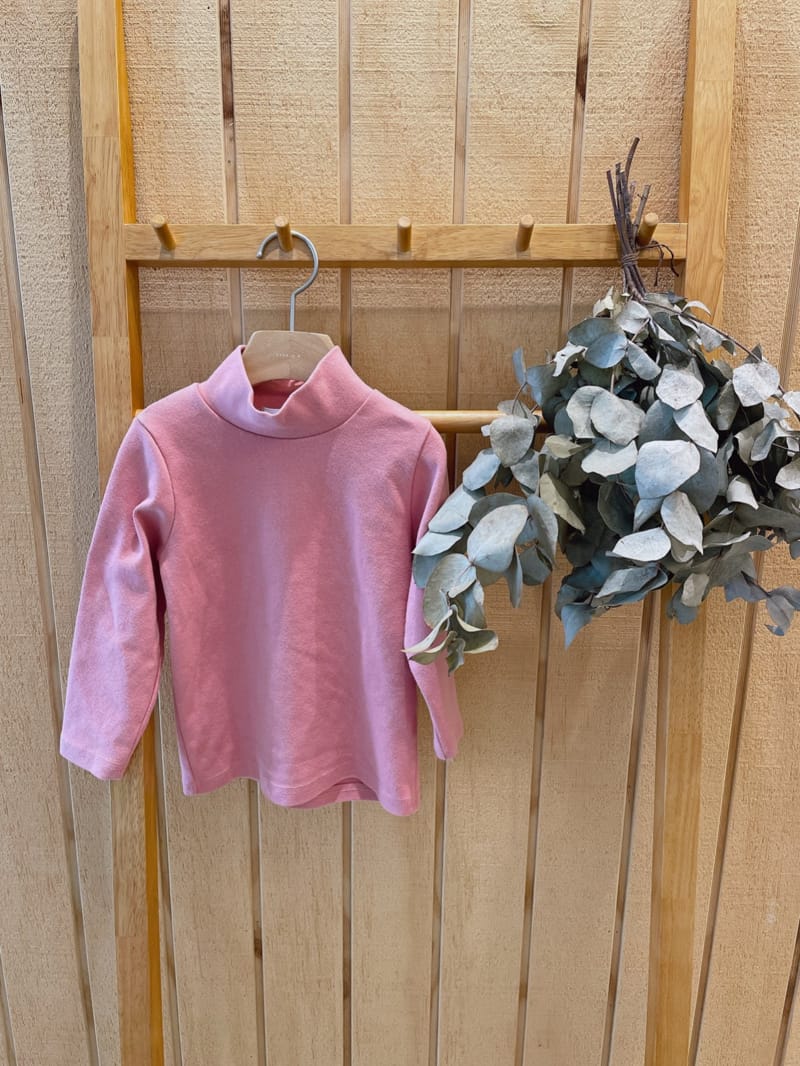 STUDIO M - Korean Children Fashion - #Kfashion4kids - Fleece Half Turtleneck Tee - 4