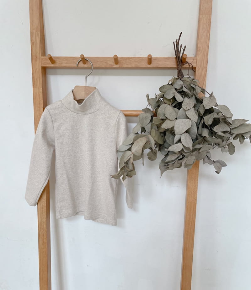 STUDIO M - Korean Children Fashion - #Kfashion4kids - Fleece Half Turtleneck Tee - 7