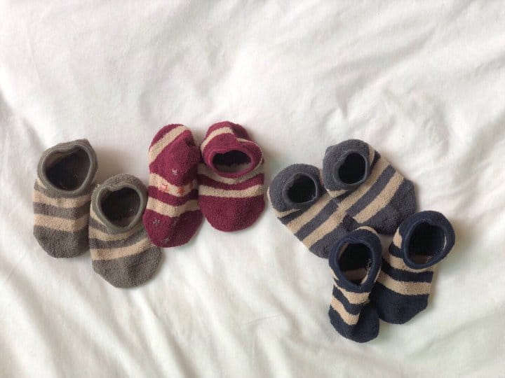 TEAMAND - Korean Children Fashion - #Kfashion4kids - Ppapiyong Sleep Short Socks [set of 4] - 5