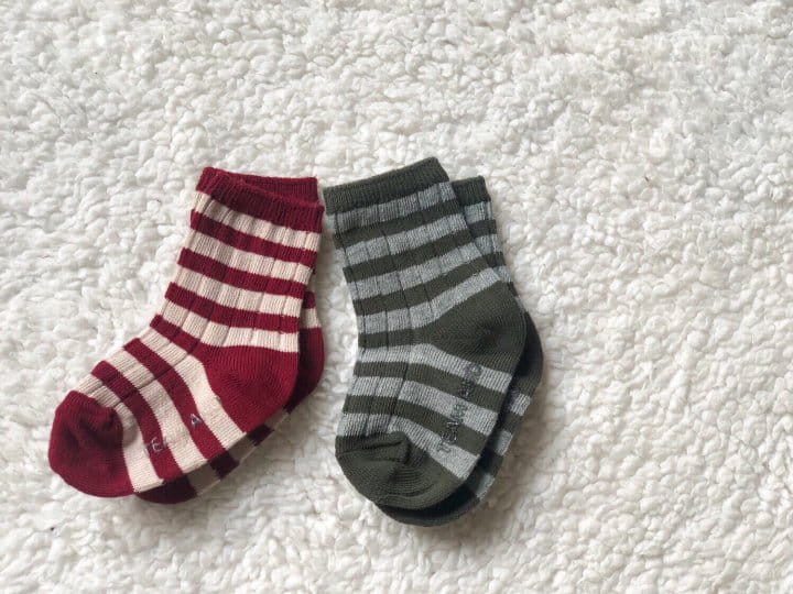 TEAMAND - Korean Children Fashion - #Kfashion4kids - Christmas Socks [set of 5] - 5