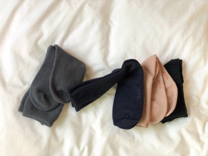 TEAMAND - Korean Children Fashion - #Kfashion4kids - Simple Sleep Socks  [set of 4] - 2