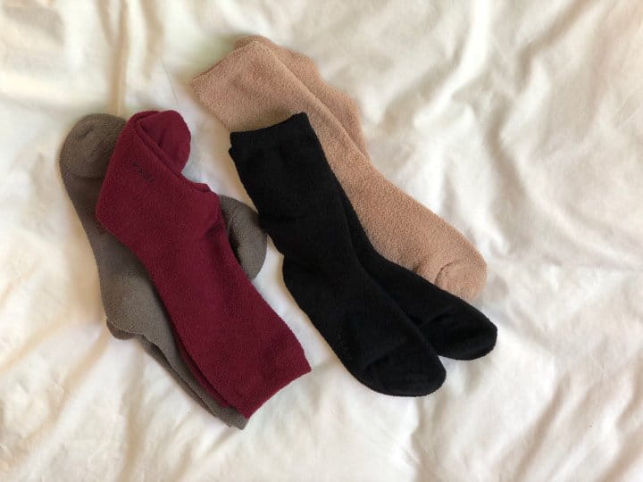 TEAMAND - Korean Children Fashion - #Kfashion4kids - Simple Sleep Socks Aset [set of 4] - 3