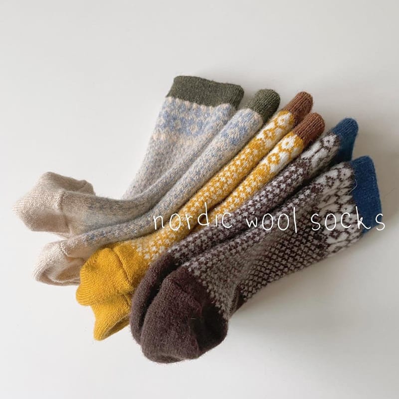 TEAMAND - Korean Children Fashion - #Kfashion4kids - Nordic Socks [set of 3] - 2