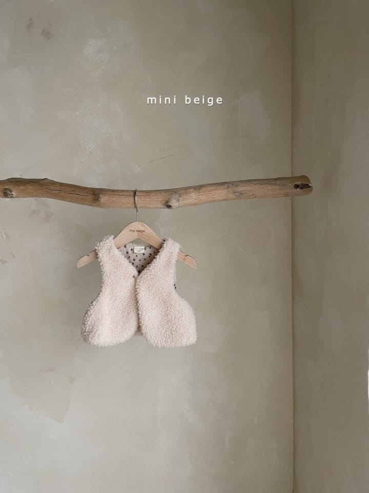 THE BEIGE - Korean Children Fashion - #Kfashion4kids - Fleece Vest