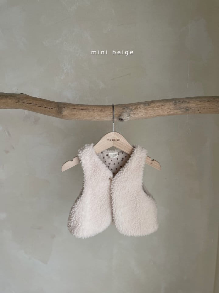 THE BEIGE - Korean Children Fashion - #Kfashion4kids - Fleece Vest - 3