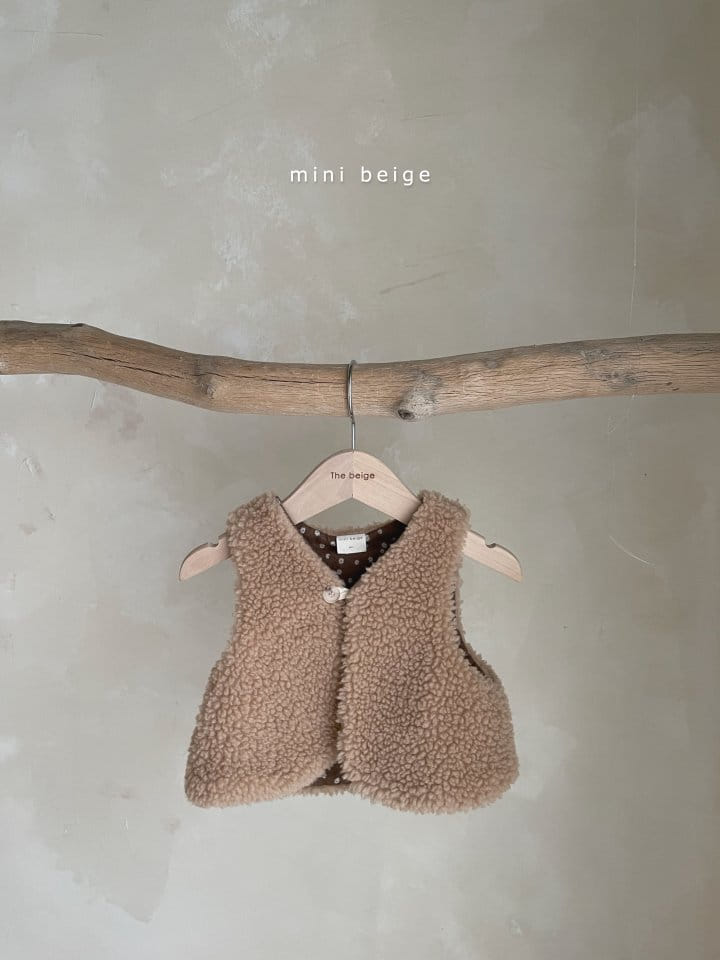 THE BEIGE - Korean Children Fashion - #Kfashion4kids - Fleece Vest - 4