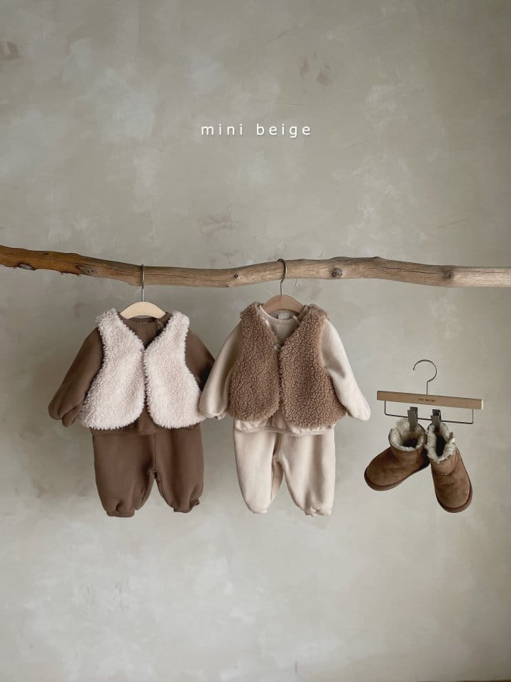 THE BEIGE - Korean Children Fashion - #Kfashion4kids - Fleece Vest - 9