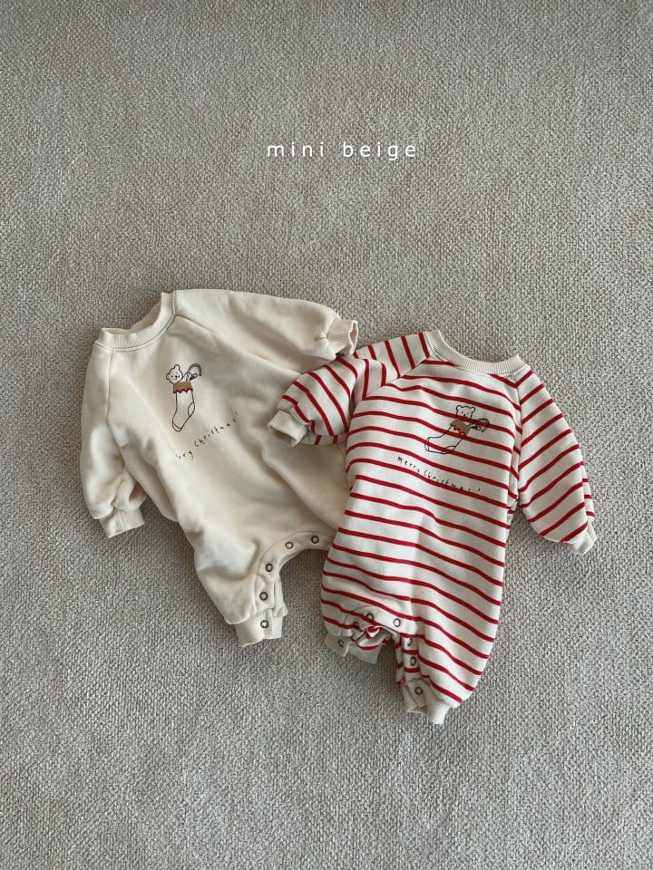 THE BEIGE - Korean Children Fashion - #Kfashion4kids - Christmas Bodysuit - 2