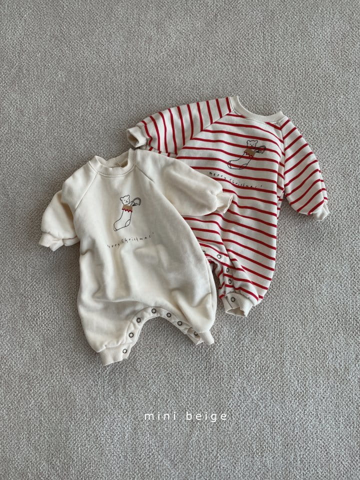 THE BEIGE - Korean Children Fashion - #Kfashion4kids - Christmas Bodysuit - 8