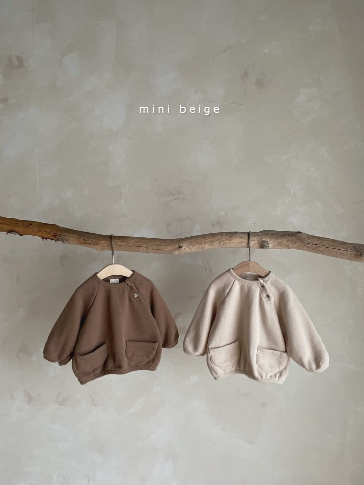 THE BEIGE - Korean Children Fashion - #Kfashion4kids - Pocket Top Bottom Set - 5