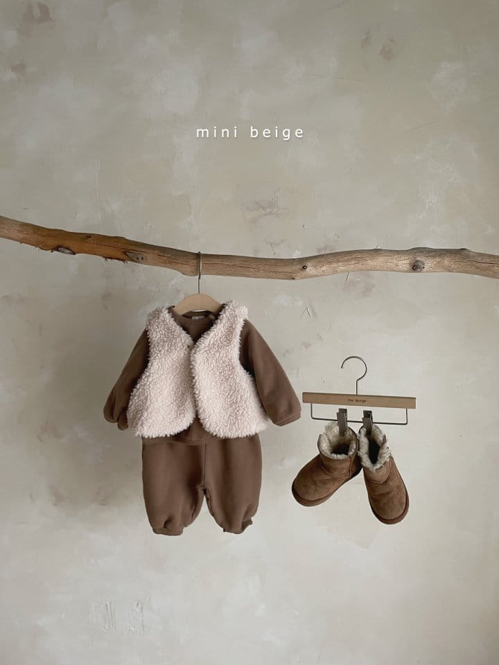 THE BEIGE - Korean Children Fashion - #Kfashion4kids - Pocket Top Bottom Set - 9