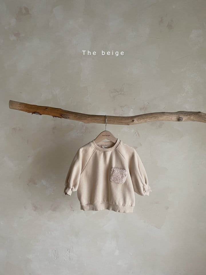 THE BEIGE - Korean Children Fashion - #Kfashion4kids - Fleece Pocket Sweatshirt