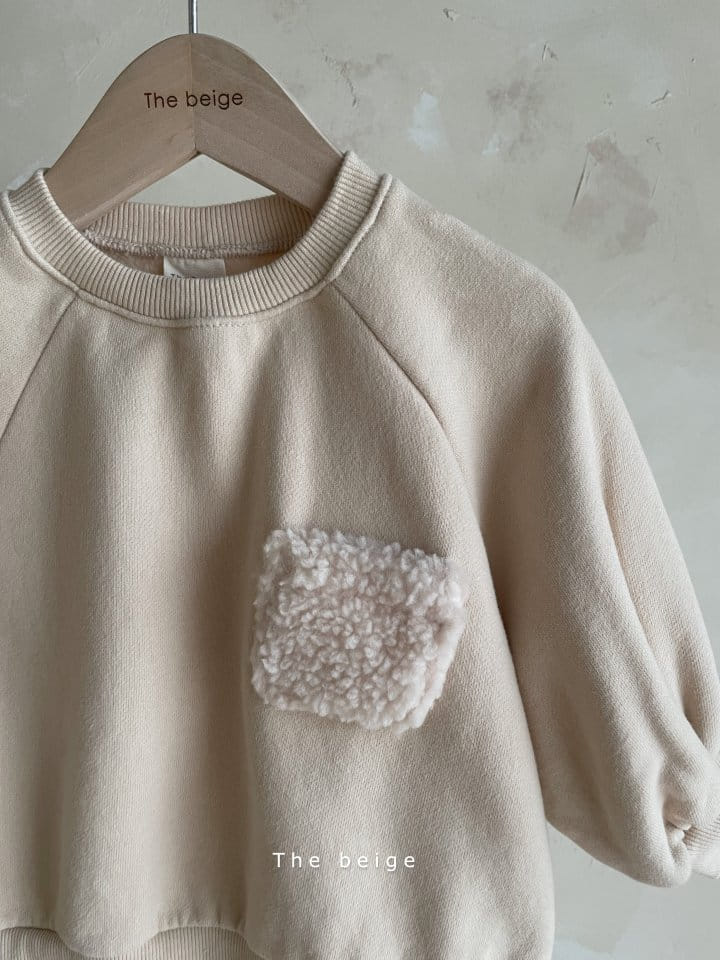 THE BEIGE - Korean Children Fashion - #Kfashion4kids - Fleece Pocket Sweatshirt - 2