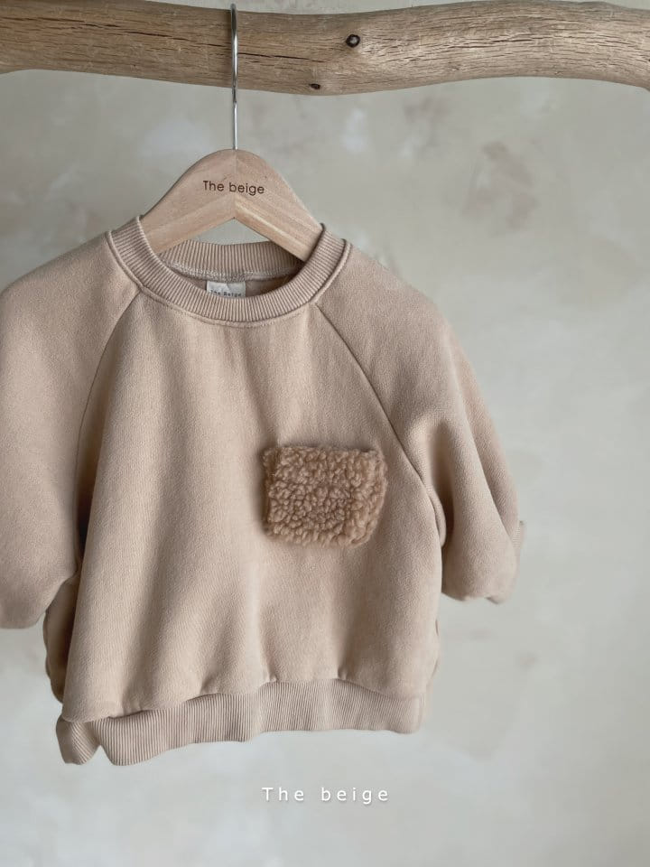 THE BEIGE - Korean Children Fashion - #Kfashion4kids - Fleece Pocket Sweatshirt - 4