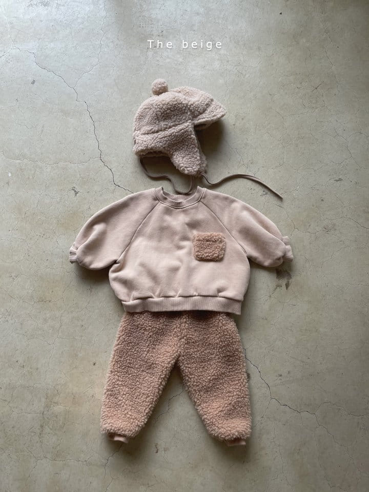 THE BEIGE - Korean Children Fashion - #Kfashion4kids - Fleece Pocket Sweatshirt - 5