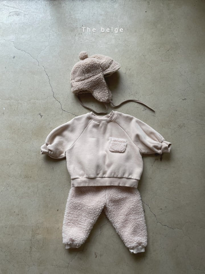 THE BEIGE - Korean Children Fashion - #Kfashion4kids - Fleece Pocket Sweatshirt - 6