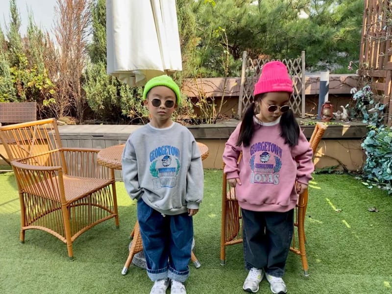 THE GREY - Korean Children Fashion - #Kfashion4kids - Hoyas Sweatshirt - 12