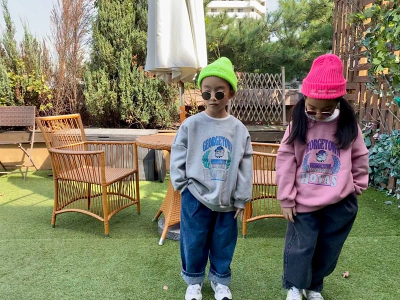THE GREY - Korean Children Fashion - #Kfashion4kids - Hoyas Sweatshirt - 4
