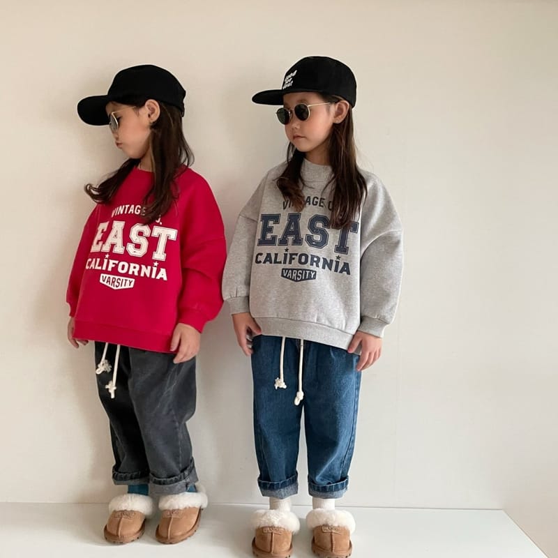 THE GREY - Korean Children Fashion - #Kfashion4kids - Fleece Baggy Jeans - 11