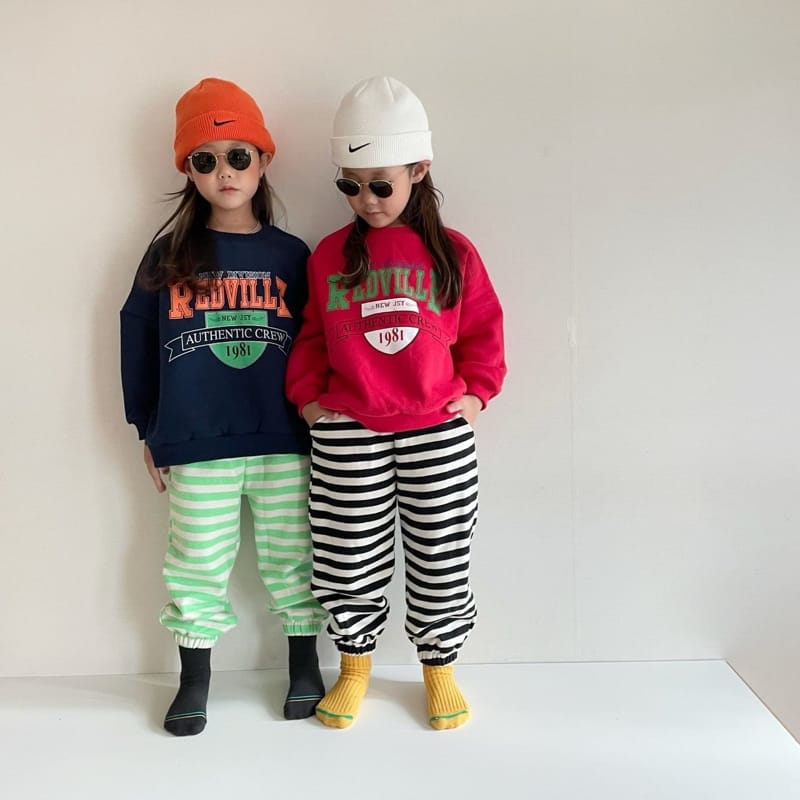 THE GREY - Korean Children Fashion - #Kfashion4kids - Red Vill Sweatshirt