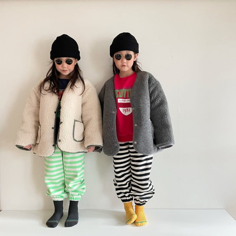 THE GREY - Korean Children Fashion - #Kfashion4kids - Red Vill Sweatshirt - 10