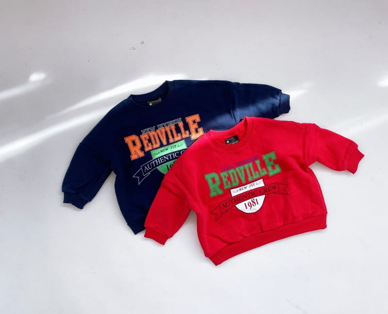 THE GREY - Korean Children Fashion - #Kfashion4kids - Red Vill Sweatshirt - 12