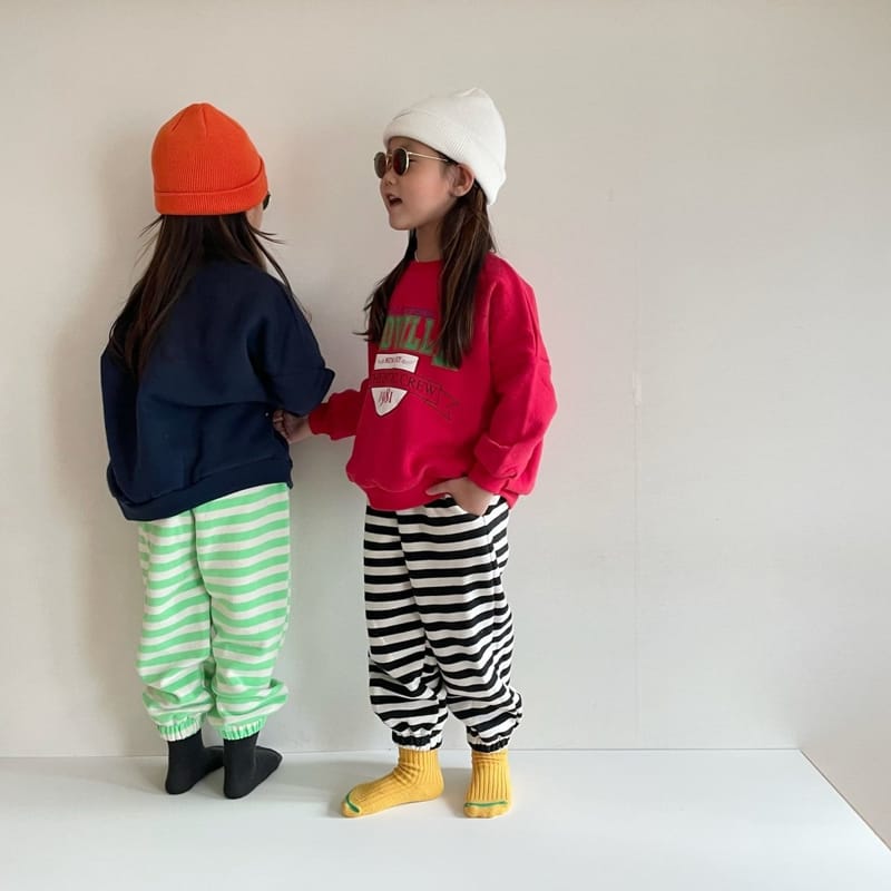 THE GREY - Korean Children Fashion - #Kfashion4kids - Red Vill Sweatshirt - 2
