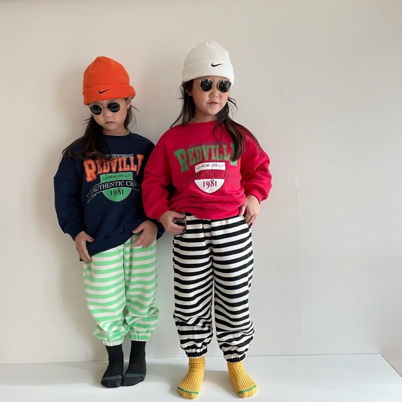 THE GREY - Korean Children Fashion - #Kfashion4kids - Red Vill Sweatshirt - 5