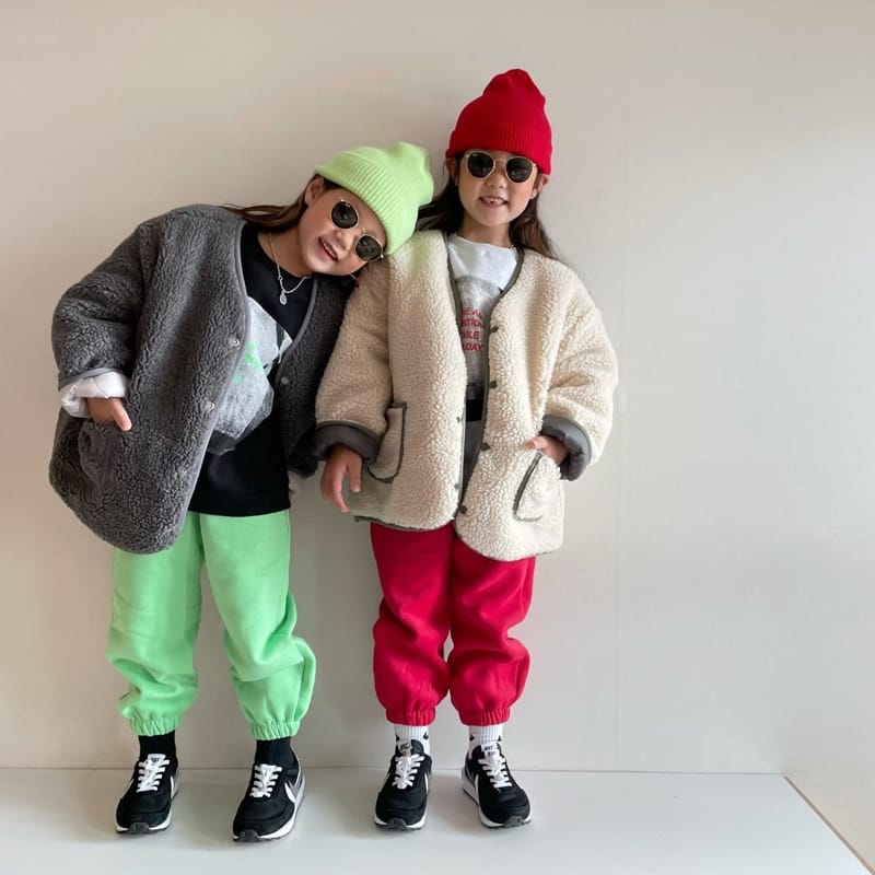 THE GREY - Korean Children Fashion - #Kfashion4kids - Holiday Top Bottom Set - 5