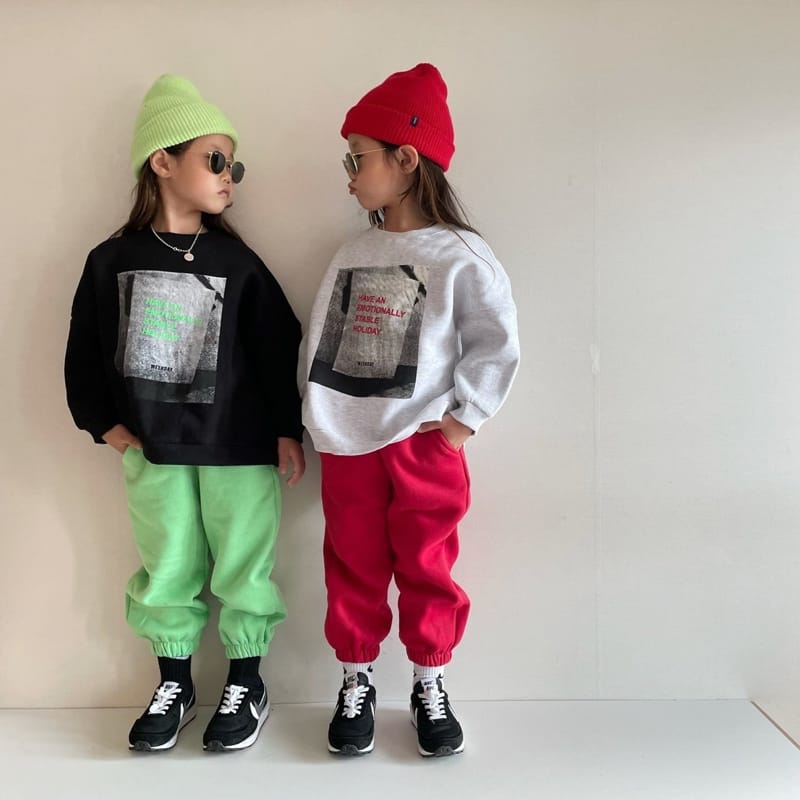 THE GREY - Korean Children Fashion - #Kfashion4kids - Holiday Top Bottom Set - 6