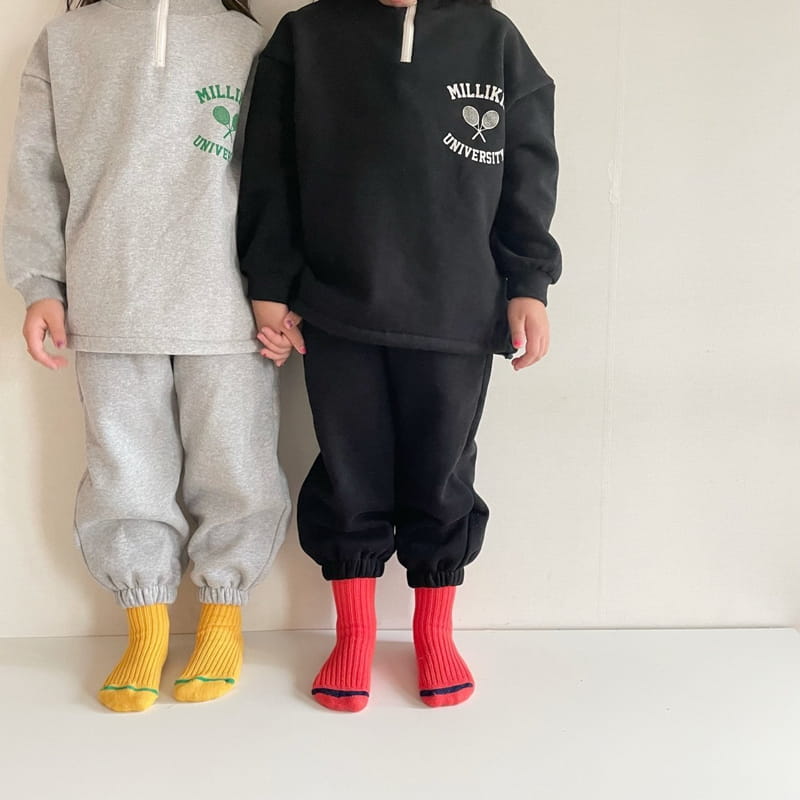 THE GREY - Korean Children Fashion - #Kfashion4kids - Anorak Top Bottom Set - 10