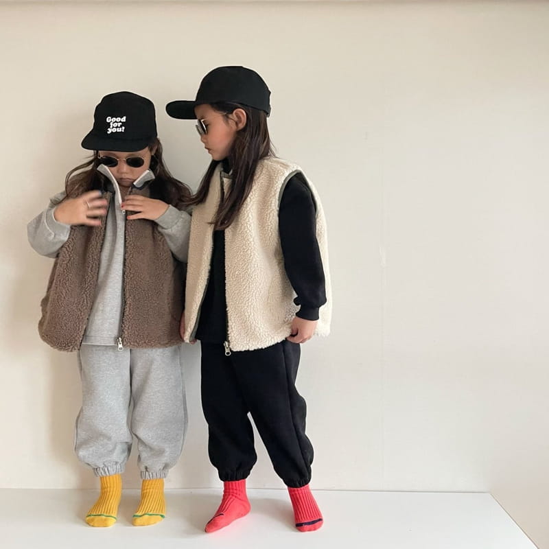 THE GREY - Korean Children Fashion - #Kfashion4kids - Anorak Top Bottom Set - 11