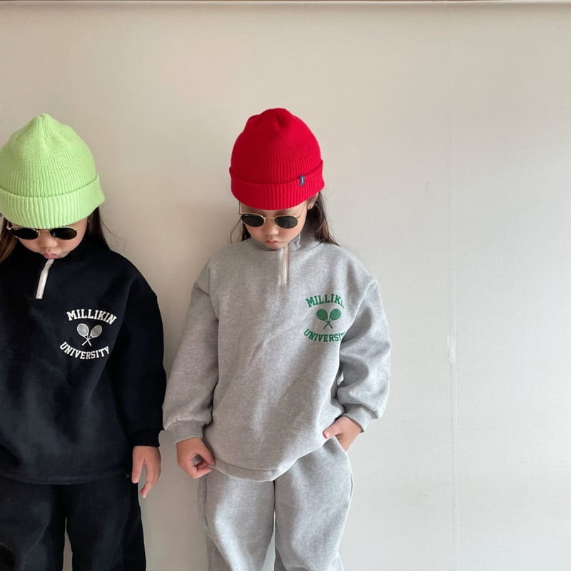 THE GREY - Korean Children Fashion - #Kfashion4kids - Anorak Top Bottom Set - 7
