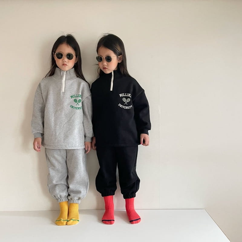THE GREY - Korean Children Fashion - #Kfashion4kids - Anorak Top Bottom Set - 8